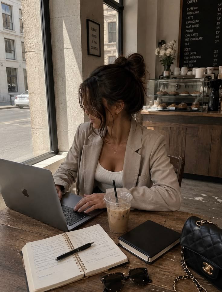 working on the life I used to dream about💻🎀